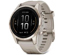 Купить - смарт-часы  Смарт-часы Garmin EPIX PRO (g2), 42мм, Saph, Soft Gold SS, Lt. Sand, GPS смарт (010-02802-11)