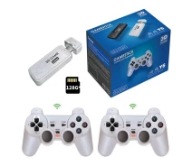 Купить - игровую консоль  Игровая приставка консоль геймстик Powkiddy Boyhome Y6 3D Linux Game Stick 128GB S905X2 +11000 видеоигр (753-Y128)
