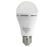 Купить - лампу  Светодиодная лампа LEDVANCE RECHARGEABLE с аккумулятором 8W 220V 806lm 2700K E27 1800 mAh 60х122 мм (4099854102417)
