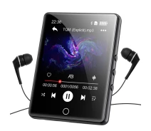 Купить - MP3-плеер  MP3 плеер A6 Bluetooth Hi-Fi 32Gb с полным сенсорным экраном, FM радио и диктофоном (A6black-32Gb)