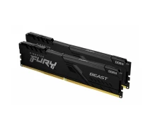 Купить - оперативную память  Модуль памяти Kingston Fury DDR4 16Gb (2x8) Beast 3200 MHz Black (KF432C16BBK2/16) Б/у