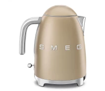 Купить - электрочайник  Smeg KLF03CHMEU - серия 50'S RETRO STYLE - Чайник электрический, 1,7л, цвет шампань