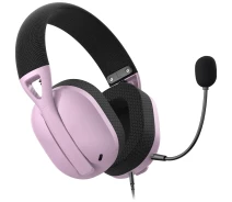 Купить - наушники  Игровые наушники Hator Hyperpunk 2 USB 7.1 Black/Lilac (HTA-849) [113263]