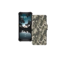 Купить - чехол для смартфона  Чехол-книга из экокожи для телефона AGM G2 Guardian Хаки-зеленый