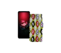 Купить - чехол для смартфона  Чехол-книга из экокожи для телефона Asus ROG Phone 5 Pro Камни-цветные