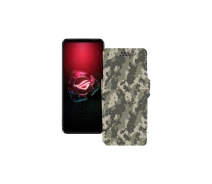 Купить - чехол для смартфона  Чехол-книга из экокожи для телефона Asus ROG Phone 5 Pro Хаки-зеленый
