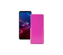 Купить - чехол для смартфона  Чехол-флип из экокожи для телефона Asus ROG Phone 5s Розовый