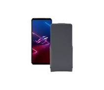 Купить - чехол для смартфона  Чехол-флип из экокожи для телефона Asus ROG Phone 5s Серый