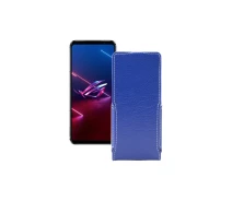 Купить - чехол для смартфона  Чехол-флип из экокожи для телефона Asus ROG Phone 5s Синий
