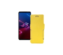 Купить - чехол для смартфона  Чехол-книга из экокожи для телефона Asus ROG Phone 5s Желтый
