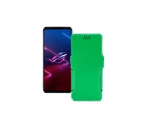 Купить - чехол для смартфона  Чехол-книга из экокожи для телефона Asus ROG Phone 5s Зеленый