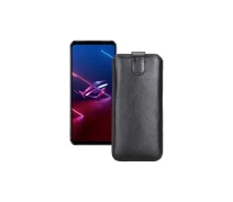 Купить - чехол для смартфона  Вытяжка из экокожи для телефона Asus ROG Phone 5s Черный