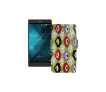 Купить - чехол для смартфона  Чехол-книга из экокожи для телефона Blackview A8 Камни-цветные