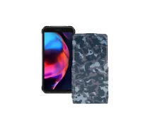 Купить - чехол для смартфона  Чехол-флип из экокожи для телефона Blackview BV5100 Хаки-синий