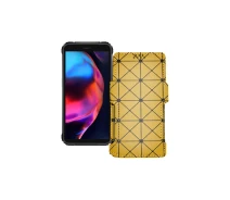 Купить - чехол для смартфона  Чехол-книга из экокожи для телефона Blackview BV5100 Золотой ромб