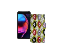 Купить - чехол для смартфона  Чехол-книга из экокожи для телефона Blackview BV5100 Камни-цветные