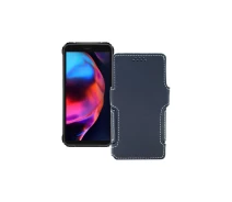 Купить - чехол для смартфона  Чехол-книга из экокожи для телефона Blackview BV5100 Черный глянец