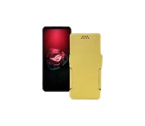 Купить - чехол для смартфона  Чехол-книга из экокожи для телефона Asus ROG Phone 5s Pro Золотой