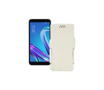Купить - чехол для смартфона  Чехол-книга из экокожи для телефона Asus ZenFone life (L1) ZA550KL Белый