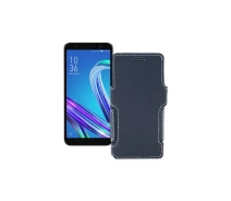 Купить - чехол для смартфона  Чехол-книга из экокожи для телефона Asus ZenFone life (L1) ZA550KL Черный глянец