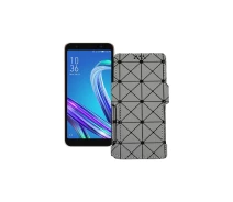 Купить - чехол для смартфона  Чехол-книга из экокожи для телефона Asus ZenFone life (L1) ZA550KL Серый ромб