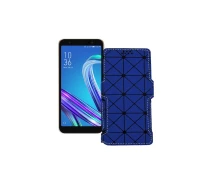 Купить - чехол для смартфона  Чехол-книга из экокожи для телефона Asus ZenFone life (L1) ZA550KL Синий ромб