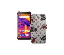 Купить - чехол для смартфона  Чехол-книга из экокожи для телефона Blackview BV6600 2021 Луи-Витон-белый