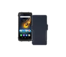 Купить - чехол для смартфона  Чехол-книга из экокожи для телефона Blackview BV6900 Черный матовый