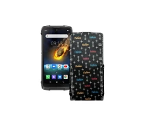 Купить - чехол для смартфона  Чехол-флип из экокожи для телефона Blackview BV6900 Фэшн черный