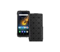 Купить - чехол для смартфона  Чехол-флип из экокожи для телефона Blackview BV6900 Черный ромб