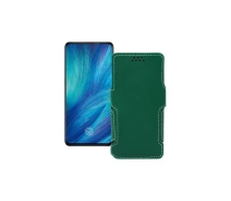 Купить - чехол для смартфона  Чехол-книга из экокожи для телефона Vivo X27 Темно-зеленый
