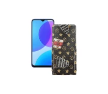 Купить - чехол для смартфона  Чехол-флип из экокожи для телефона Vivo U3 Луи-Витон-коричневый