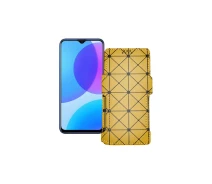 Купить - чехол для смартфона  Чехол-книга из экокожи для телефона Vivo U3 Золотой ромб