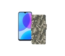 Купить - чехол для смартфона  Чехол-книга из экокожи для телефона Vivo U3 Хаки-зеленый