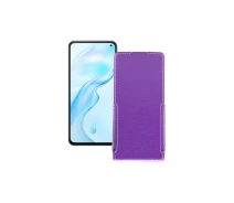 Купить - чехол для смартфона  Чехол-флип из экокожи для телефона Vivo X30 Фиолетовый