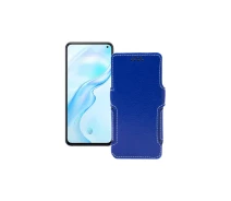 Купить - чехол для смартфона  Чехол-книга из экокожи для телефона Vivo X30 Синий