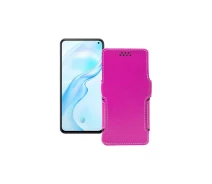 Купить - чехол для смартфона  Чехол-книга из экокожи для телефона Vivo X30 Розовый