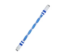 Купить - игрушку-антистресс  Двухсторонняя антистресс палочка Spiral с LED подсветкой для Pen spinning (пенспиннинга) blue