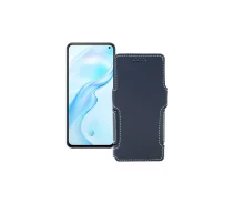 Купить - чехол для смартфона  Чехол-книга из экокожи для телефона Vivo X30 Черный глянец