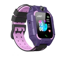 Купить - смарт-часы  Детские умные смарт часы Q19 с камерой прослушкой Sim-картой Purple Black (16508)