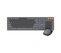 Купить - клавиатуру  Комплект беспроводной клавиатуры и мыши Fantech Go WK895 Silent Click EN/UKR для ПК, Ноутбука, ТВ, 1600 DPI, Bluetooth 2.4 Гц USB Серый