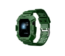 Купить - аксессуар к смарт-чсасам  Ремешок с чехлом G-Watch для Apple Watch 45mm тёмно-зелёный