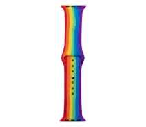 Купить - аксессуар к смарт-чсасам  Ремешок Silicone One-Piece Size-S для Apple Watch 38 / 40mm, Rainbow