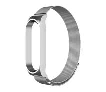 Купить - аксессуар к смарт-чсасам  Ремешок Milanese Magnetic для Xiaomi Mi Band 7 Silver