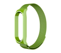 Купить - аксессуар к смарт-чсасам  Ремешок Milanese Magnetic для Xiaomi Mi Band 7 Green