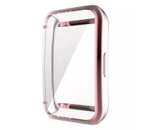 Купить - аксессуар к смарт-чсасам  Защитный чехол TPU Soft Shell для Huawei Band 6 / 7 pink