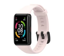 Купить - аксессуар к смарт-чсасам  Ремешок Silicone для Huawei Band 6 pink