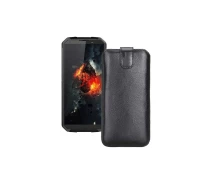 Купить - чехол для смартфона  Вытяжка из кожи для телефона Blackview BV9500 Pro Черный