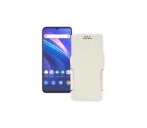 Купить - чехол для смартфона  Чехол-книга из экокожи для телефона Cubot P80 Белый