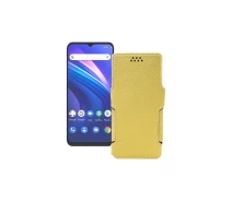 Купить - чехол для смартфона  Чехол-книга из экокожи для телефона Cubot P80 Золотой